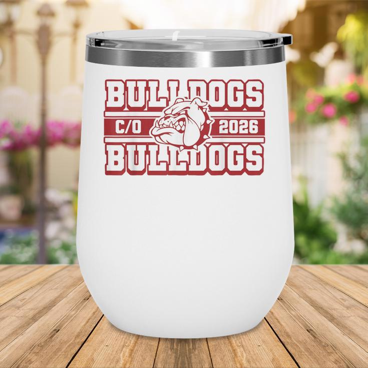 Bulldogs Class Of 2026 Back To School Senior Spirit M Wine Tumbler Bulldogs Class Of 2026 Back To School Senior Spirit M Wine Tumbler