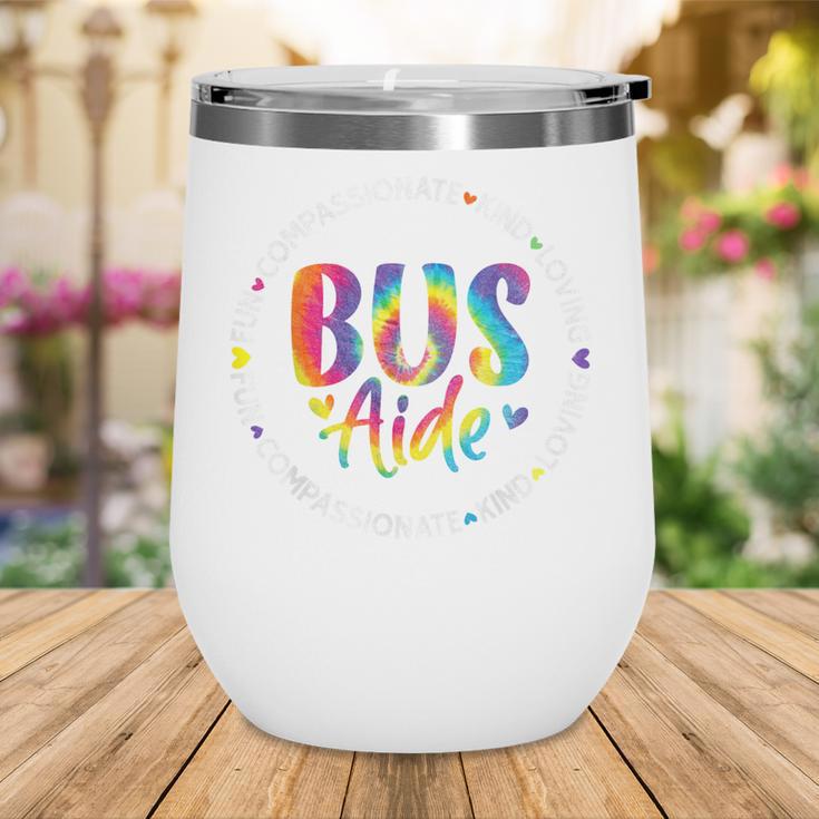 Bus Driver Aide Back To School Bus Driver Tie Dye Wine Tumbler Bus Driver Aide Back To School Bus Driver Tie Dye Wine Tumbler
