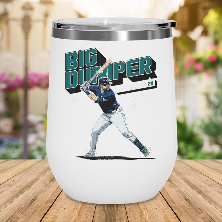 Cal Raleigh Seattle MLB Baseball Players MLBCRA205M Wine Tumbler