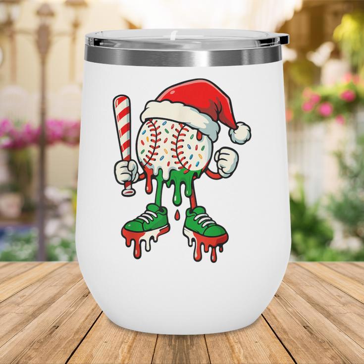 Christmas Baseball Drip For Boys Ice Cream Drip Baseball Wine Tumbler Christmas Baseball Drip For Boys Ice Cream Drip Baseball Wine Tumbler