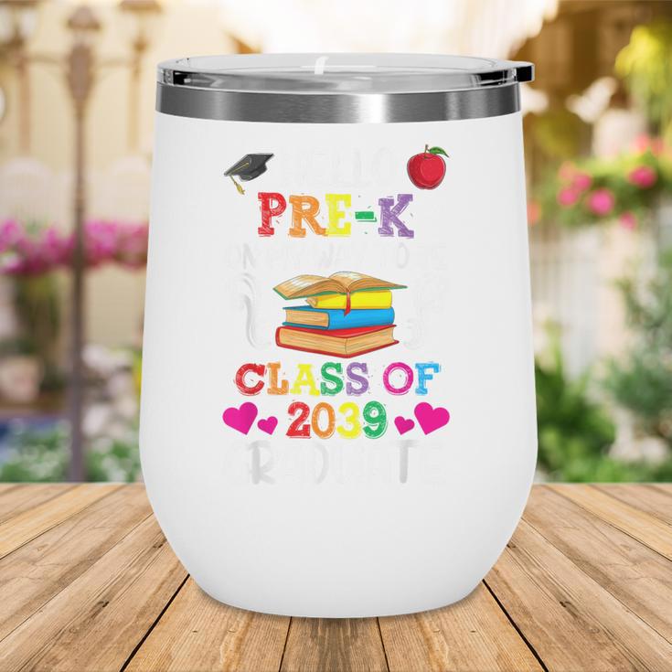 Class Of 2039 For Kids Back To School Pre-K Wine Tumbler