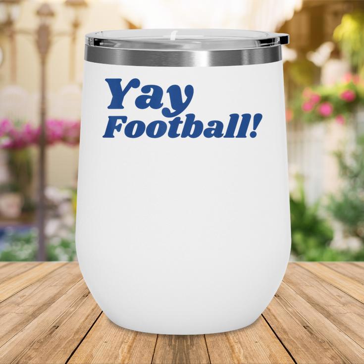 College Football Shirt University Team Colors Back To School Wine Tumbler