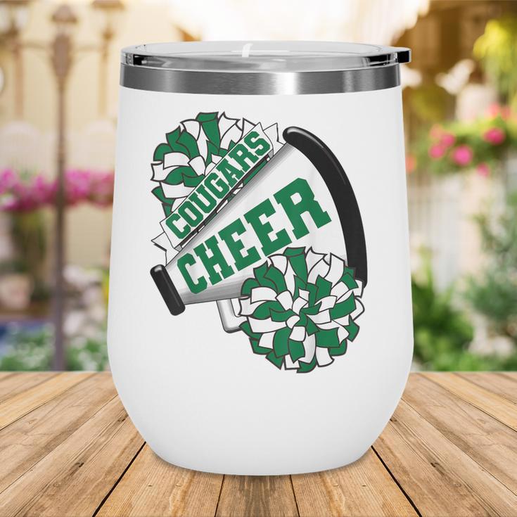 Cougars Cheer Back To School Cheerleading Spirit G Wine Tumbler Cougars Cheer Back To School Cheerleading Spirit G Wine Tumbler