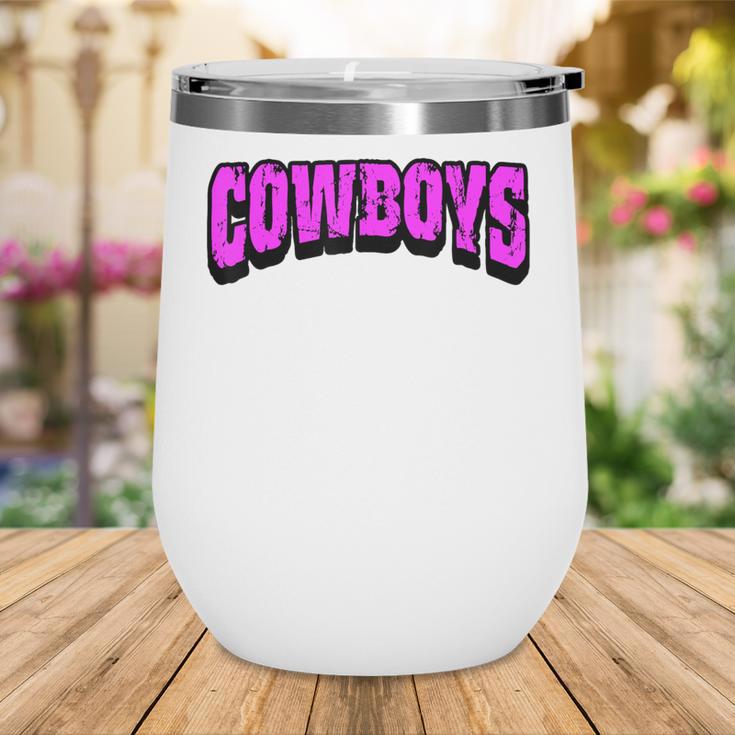 Cowboys Back To School Spirit Pk Wine Tumbler Cowboys Back To School Spirit Pk Wine Tumbler