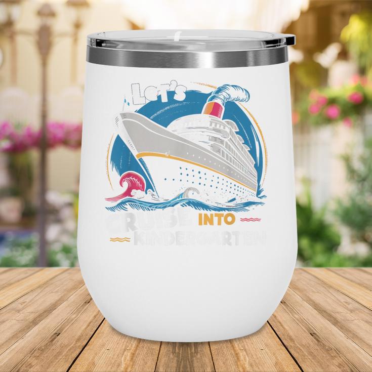 Cruise Ship Kindergarten Back To School Boys Girls Kids Wine Tumbler Cruise Ship Kindergarten Back To School Boys Girls Kids Wine Tumbler
