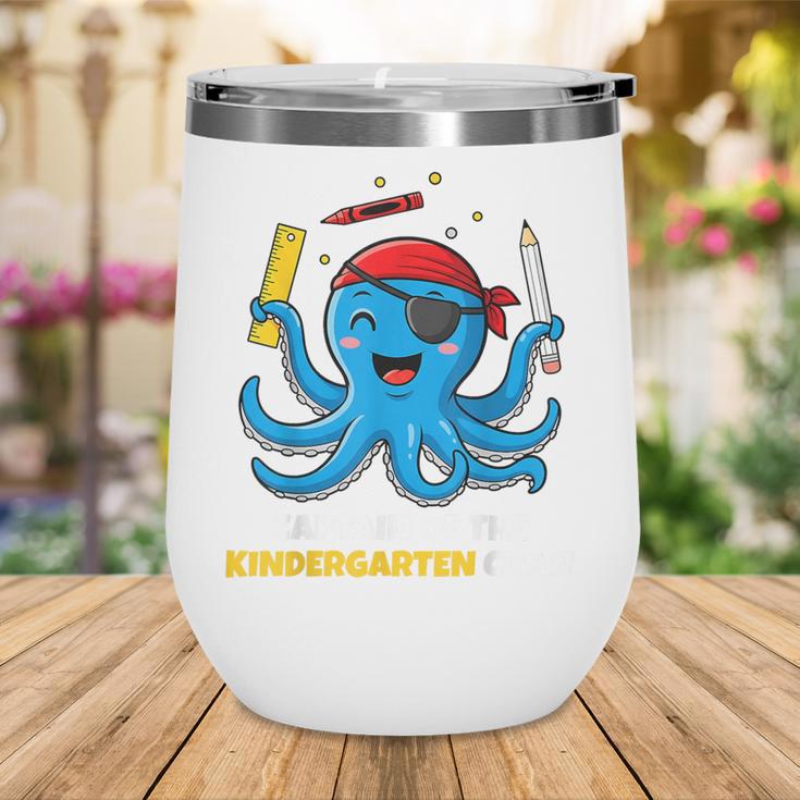 Cute Octopus Pirate Kindergarten Boys Kids Back To School Wine Tumbler Cute Octopus Pirate Kindergarten Boys Kids Back To School Wine Tumbler