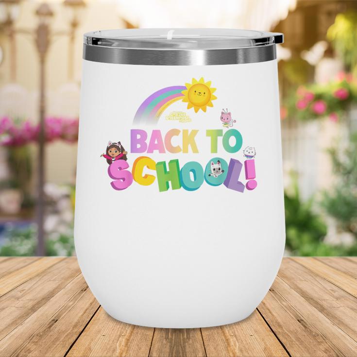 DreamWorks Gabby's Dollhouse Back To School Sunshine Wine Tumbler