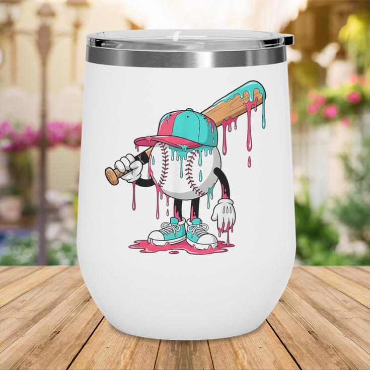 Drip Baseball For Boys Ice Cream Drip Youth Boys Sprinkles Wine Tumbler Drip Baseball For Boys Ice Cream Drip Youth Boys Sprinkles Wine Tumbler