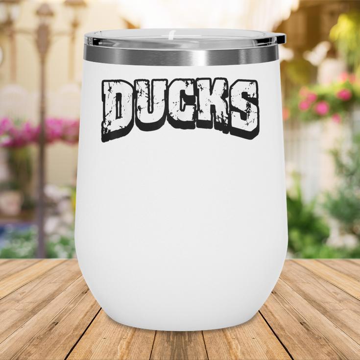 Ducks Back To School Spirit Wine Tumbler Ducks Back To School Spirit Wine Tumbler