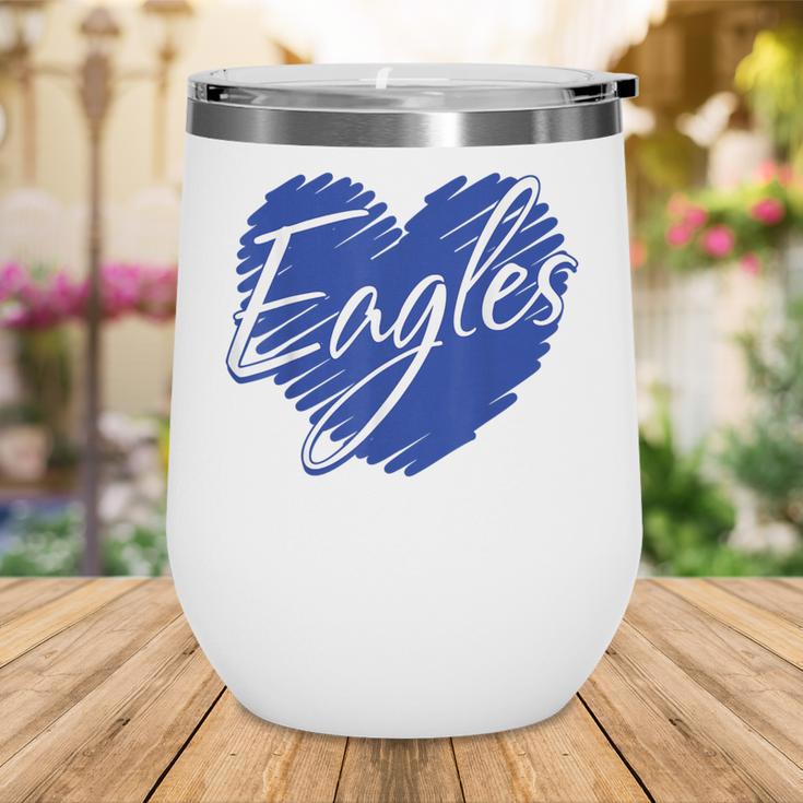 Eagles Heart Back To School Spirit B Wine Tumbler Eagles Heart Back To School Spirit B Wine Tumbler