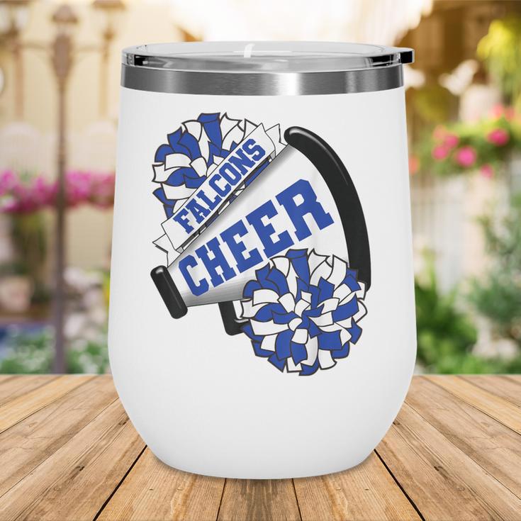 Falcons Cheer Back To School Cheerleading Spirit B Wine Tumbler Falcons Cheer Back To School Cheerleading Spirit B Wine Tumbler