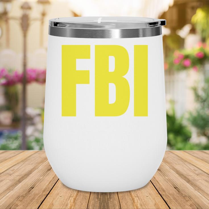 FBI Frequent Bathroom Inspector Back To School Wine Tumbler