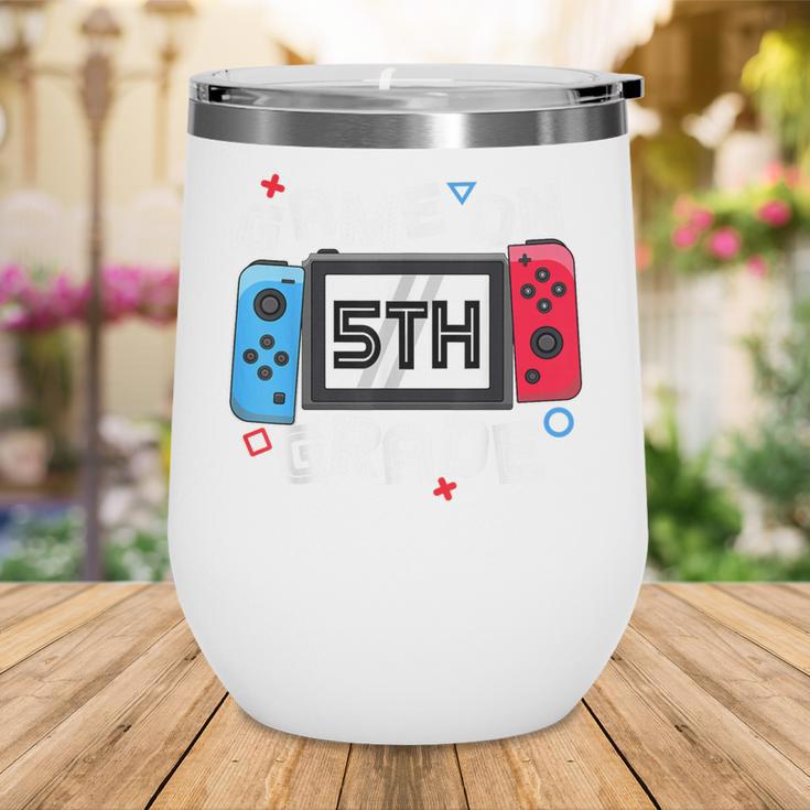 Game On 5th Grade Back To School Video Gamer Boys Kids Wine Tumbler