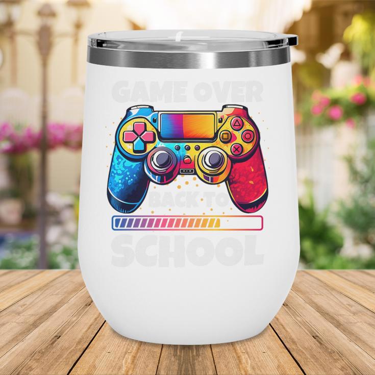 Game Over Back To School Gaming Controller Kids Gamer Premium Tri-Blend Wine Tumbler Game Over Back To School Gaming Controller Kids Gamer Premium Tri-Blend Wine Tumbler