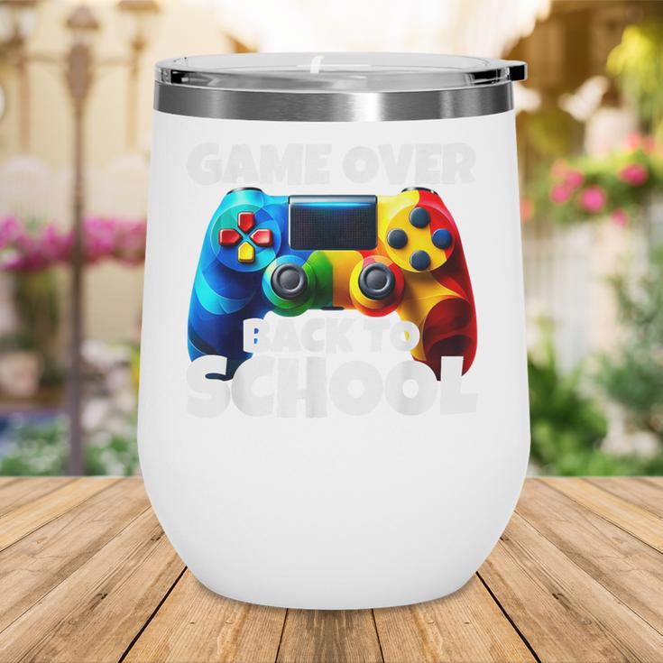 Game Over Back To School Gaming Controller Kids Gamer Wine Tumbler Game Over Back To School Gaming Controller Kids Gamer Wine Tumbler