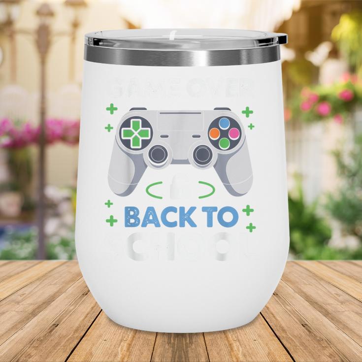 Game Over Back To School Kids First Day School Wine Tumbler