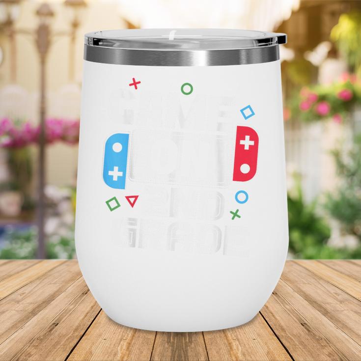 Gamer Back To School Game 2nd Grade Kids Boys Wine Tumbler Gamer Back To School Game 2nd Grade Kids Boys Wine Tumbler