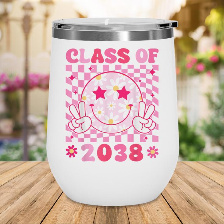 Groovy Class Of 2038 Grow With Me Smile Face Back To School Wine Tumbler Groovy Class Of 2038 Grow With Me Smile Face Back To School Wine Tumbler