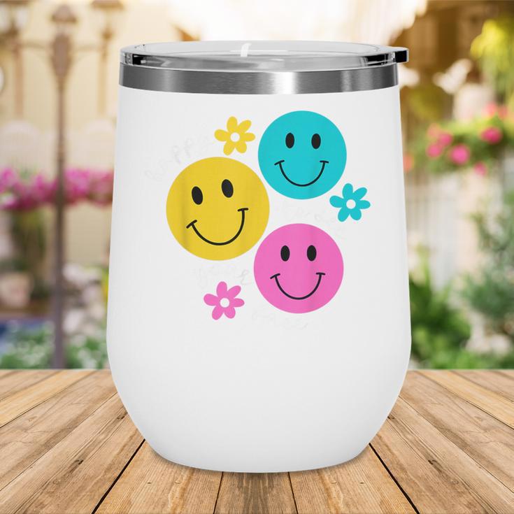 Happy To See Your Face Back To School First Day Of School Wine Tumbler