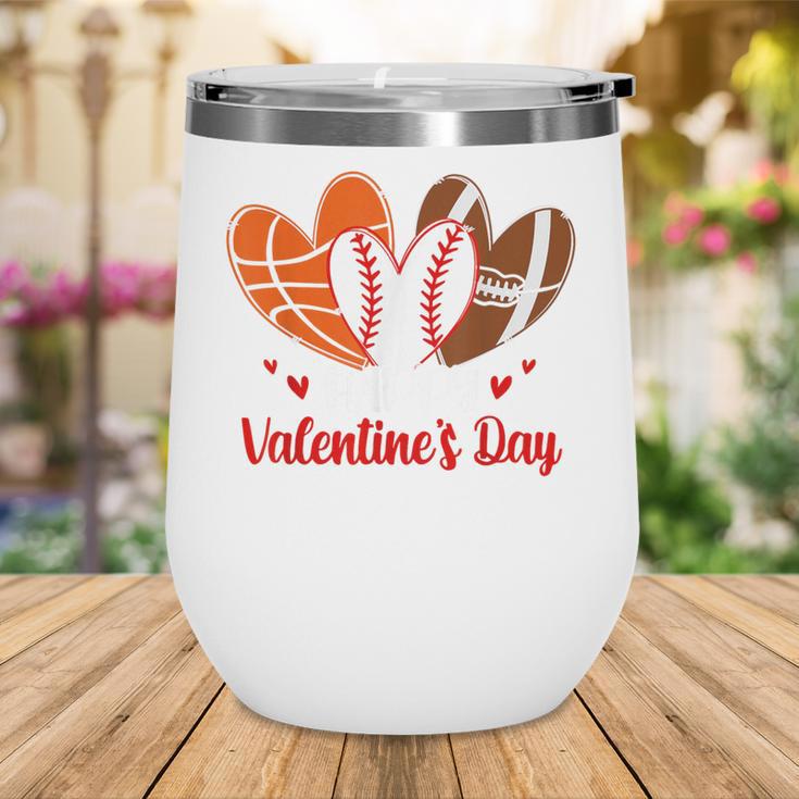 Happy Valentines Day Shirt Boys Basketball Baseball Football Wine Tumbler Happy Valentines Day Shirt Boys Basketball Baseball Football Wine Tumbler
