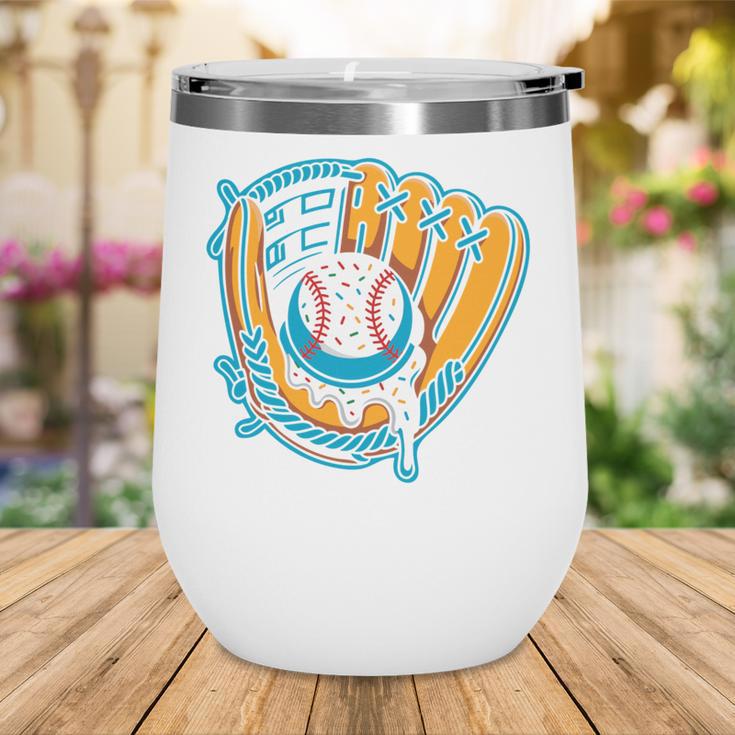 Ice Cream Baseball Mitt Drippy Scoop Baseball Sports Wine Tumbler Ice Cream Baseball Mitt Drippy Scoop Baseball Sports Wine Tumbler