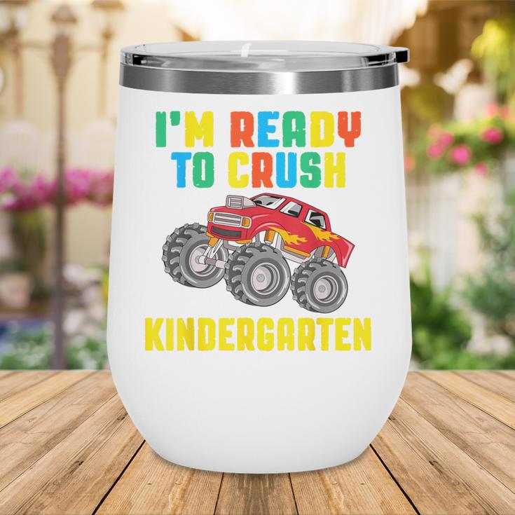 I'm Ready To Crush Kindergarten Dinosaur Back To School Boys Wine Tumbler I'm Ready To Crush Kindergarten Dinosaur Back To School Boys Wine Tumbler