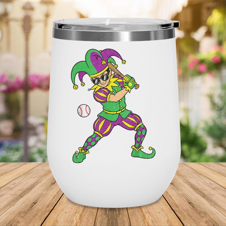 Jester Baseball Mardi Gras Carnival Sport Men Boy Teen Kids Wine Tumbler Jester Baseball Mardi Gras Carnival Sport Men Boy Teen Kids Wine Tumbler