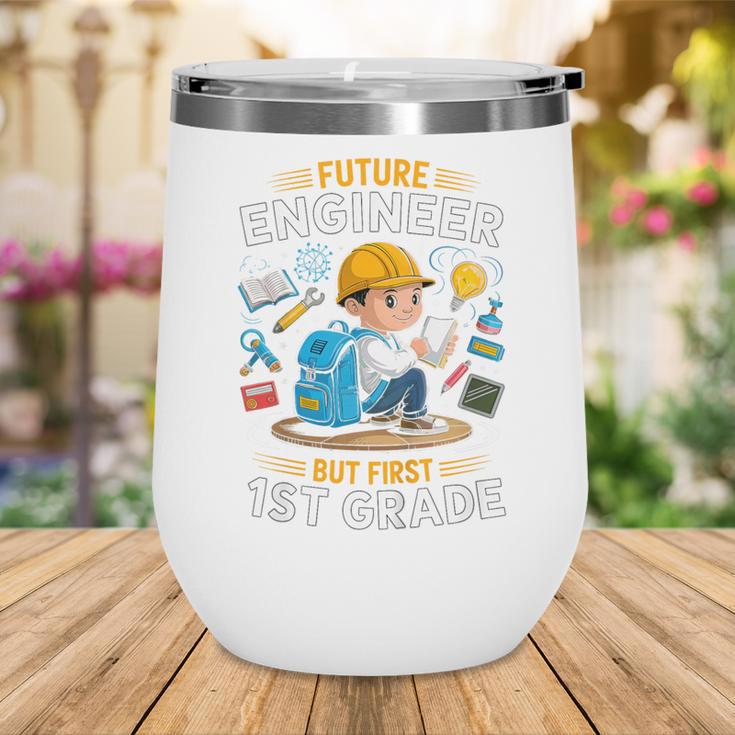 Kids Future Engineer 1st Grade Student Back To School Boys Kid Wine Tumbler Kids Future Engineer 1st Grade Student Back To School Boys Kid Wine Tumbler