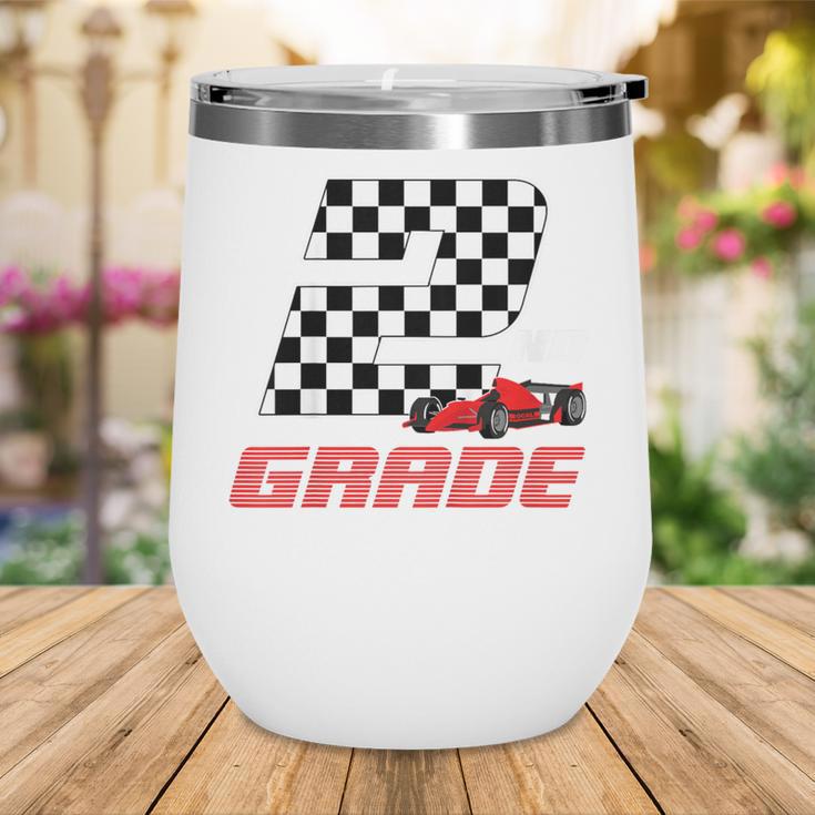 Kids Race Car 2nd Second Grade Boys Cars Lovers Back To School Wine Tumbler Kids Race Car 2nd Second Grade Boys Cars Lovers Back To School Wine Tumbler