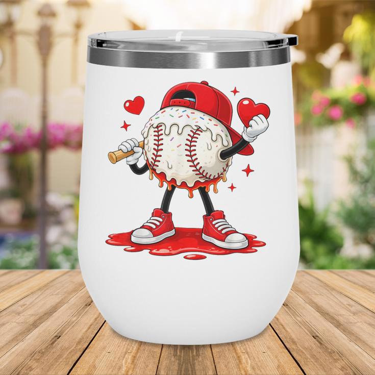 Kids Valentine Baseball Boys Valentines Day Tee Wine Tumbler Kids Valentine Baseball Boys Valentines Day Tee Wine Tumbler