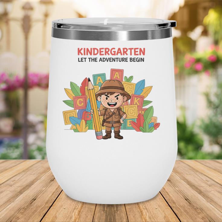 Kindergarten Adventure Explorer Back To School Wine Tumbler