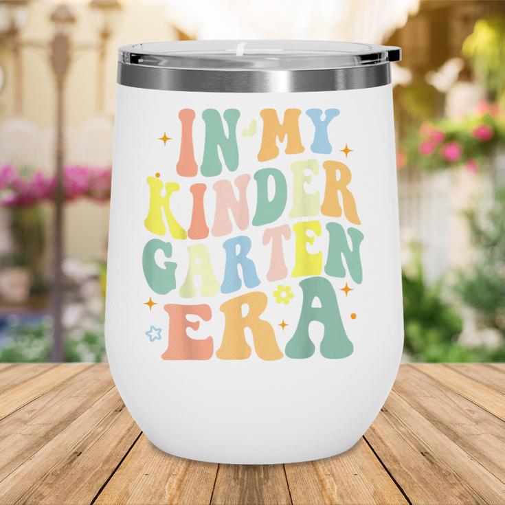 Kindergarten Era Happy Back To School Groovy Kids Boys Girls Wine Tumbler
