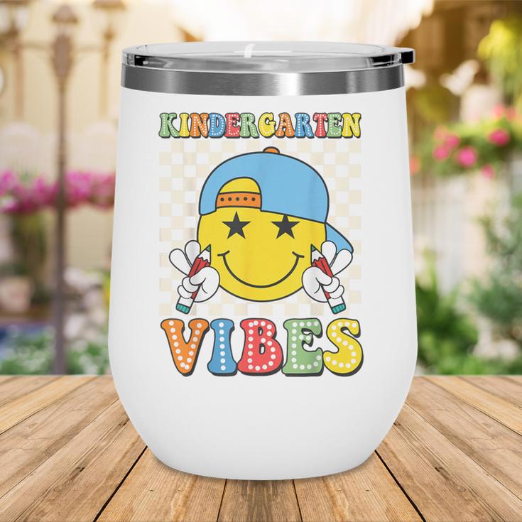 Kindergarten Vibes Kid Back To School Class Kindergarten Boy Wine Tumbler Kindergarten Vibes Kid Back To School Class Kindergarten Boy Wine Tumbler