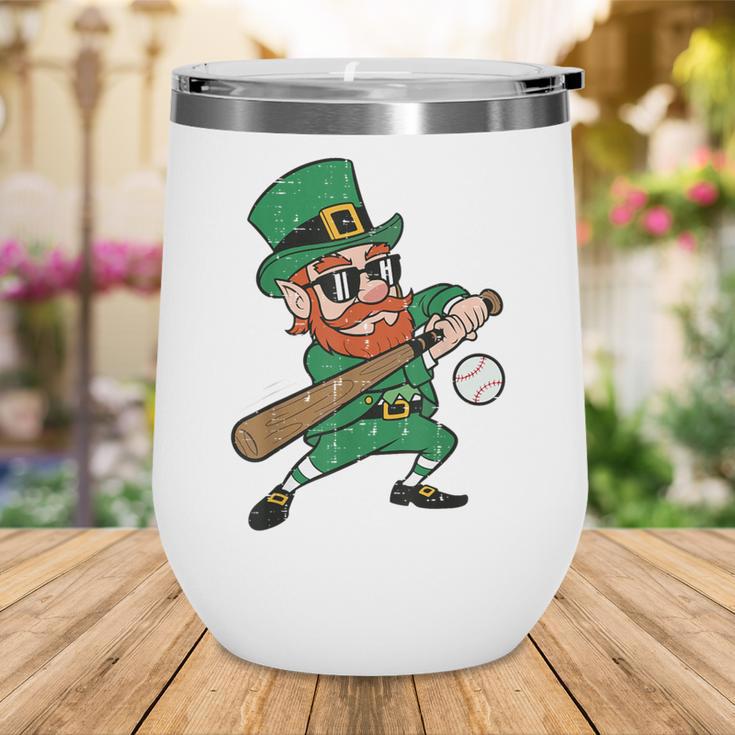 Leprechaun Baseball St Patricks Day Saint Pattys Men Boys Wine Tumbler