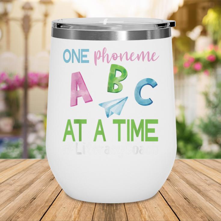 Literacy Coach Phoneme ABC Appreciation Back To School Wine Tumbler Literacy Coach Phoneme ABC Appreciation Back To School Wine Tumbler