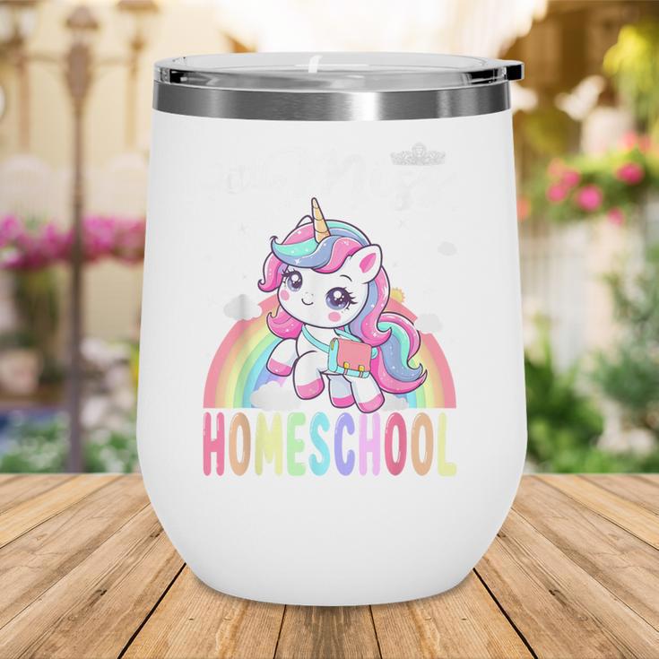 Little Miss Homeschool Back To School Girls Homeschool Wine Tumbler Little Miss Homeschool Back To School Girls Homeschool Wine Tumbler