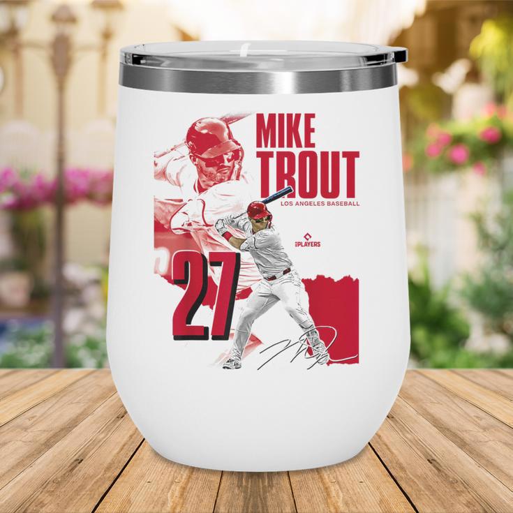 Mike Trout Los Angeles A MLB Baseball Players MLBMTR304N Wine Tumbler