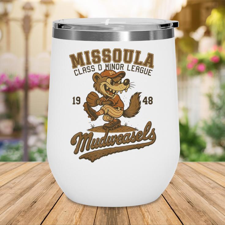 Missoula Mudweasels Retro Minor League Baseball Wine Tumbler Missoula Mudweasels Retro Minor League Baseball Wine Tumbler