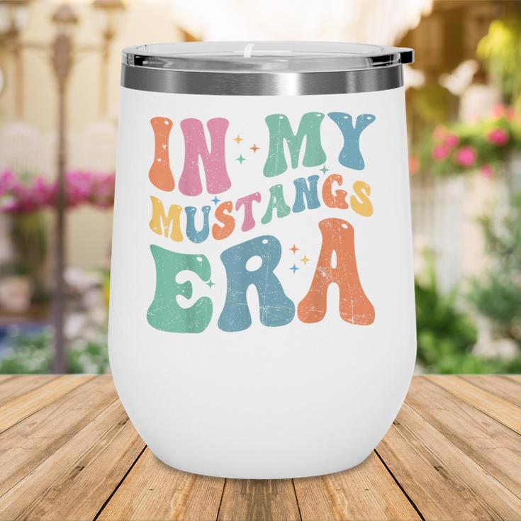 In My Mustangs Era Back To School Spirit Game Retro Groovy Wine Tumbler In My Mustangs Era Back To School Spirit Game Retro Groovy Wine Tumbler