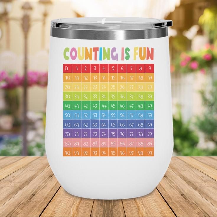 Numbers Learning Cute Numbers 0-100 Back To School Counting Wine Tumbler Numbers Learning Cute Numbers 0-100 Back To School Counting Wine Tumbler