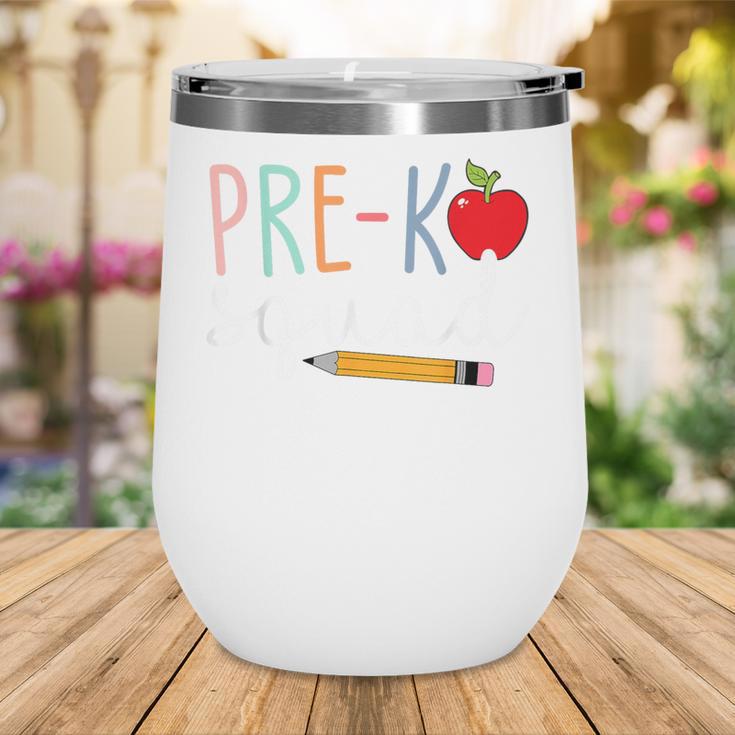 Pre-K Squad Tshirt Pre-K Back To School Wine Tumbler Pre-K Squad Tshirt Pre-K Back To School Wine Tumbler