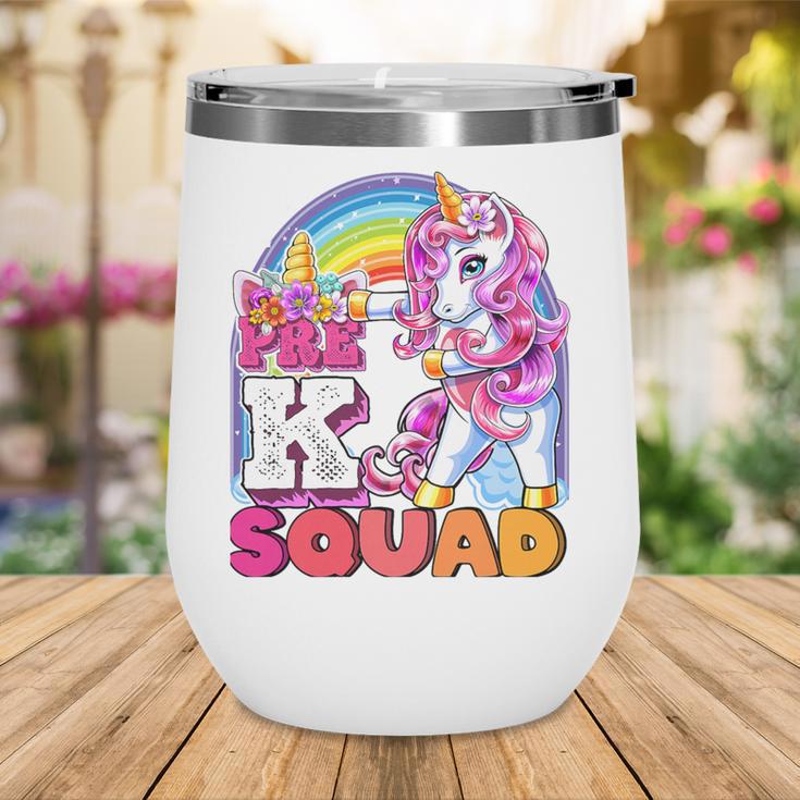 Pre-K Squad Flossing Unicorn Back To School Girls Premium Tri-Blend Wine Tumbler Pre-K Squad Flossing Unicorn Back To School Girls Premium Tri-Blend Wine Tumbler
