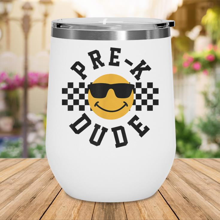 Preschool Dude Back To School Pre-K Students Kids Wine Tumbler Preschool Dude Back To School Pre-K Students Kids Wine Tumbler