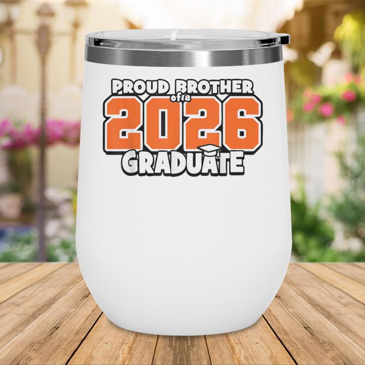 Proud Brother Of 2026 Graduate Matching Back To School O Wine Tumbler