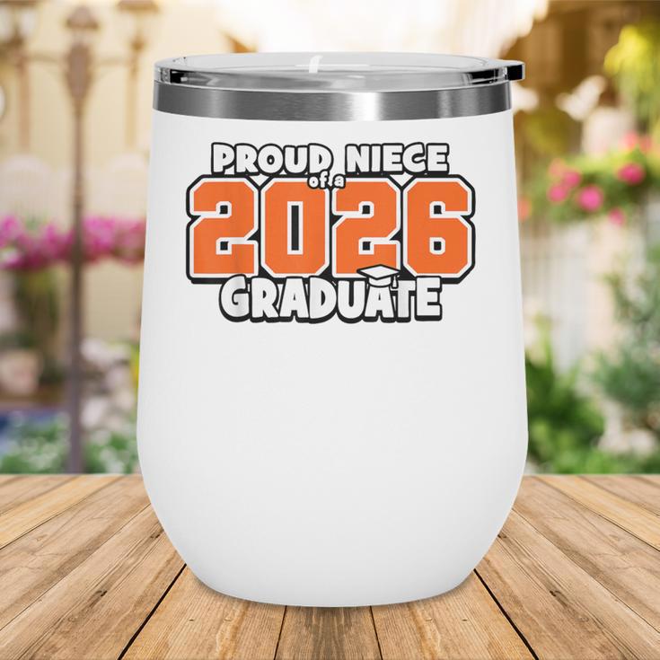 Proud Niece Of 2026 Graduate Matching Back To School O Wine Tumbler