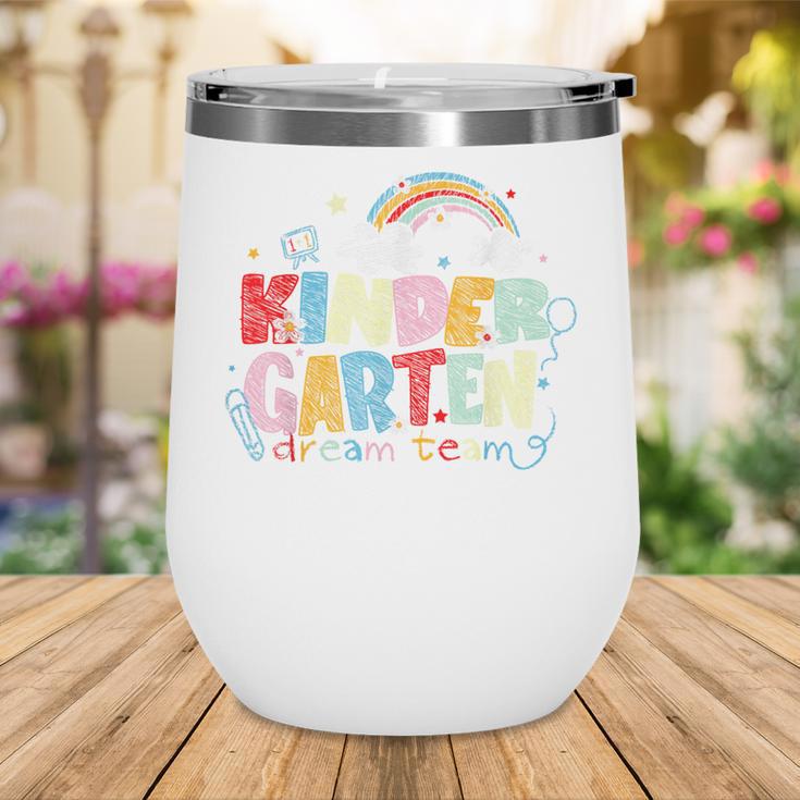 Rainbow Kindergarten Dream Painting Team Back To School Wine Tumbler Rainbow Kindergarten Dream Painting Team Back To School Wine Tumbler