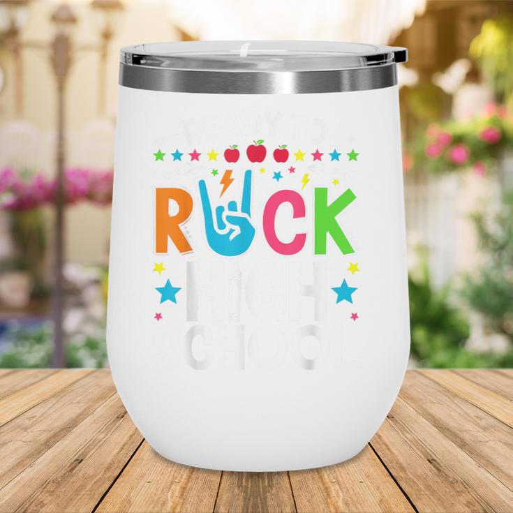 Ready To Rock High School First Day Back To School Wine Tumbler Ready To Rock High School First Day Back To School Wine Tumbler