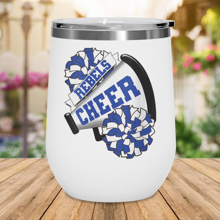 Rebels Cheer Back To School Cheerleading Spirit B Wine Tumbler Rebels Cheer Back To School Cheerleading Spirit B Wine Tumbler