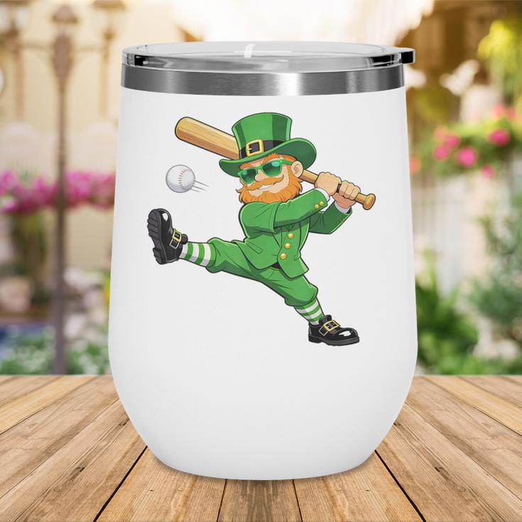 Retro Leprechaun Baseball St Patricks Day Sport Men Boy Kids Wine Tumbler Retro Leprechaun Baseball St Patricks Day Sport Men Boy Kids Wine Tumbler