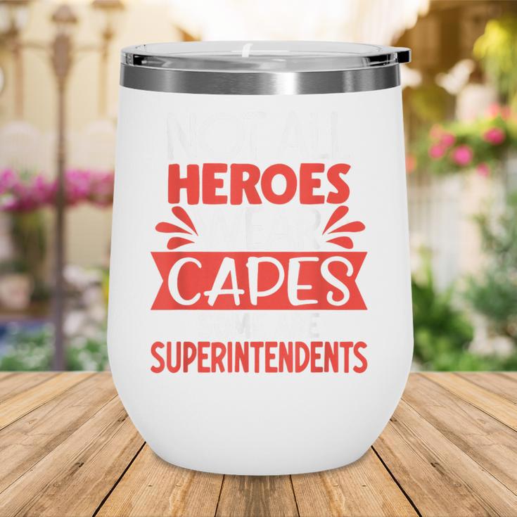School Supervisor Manager Back To School Superintendent Wine Tumbler